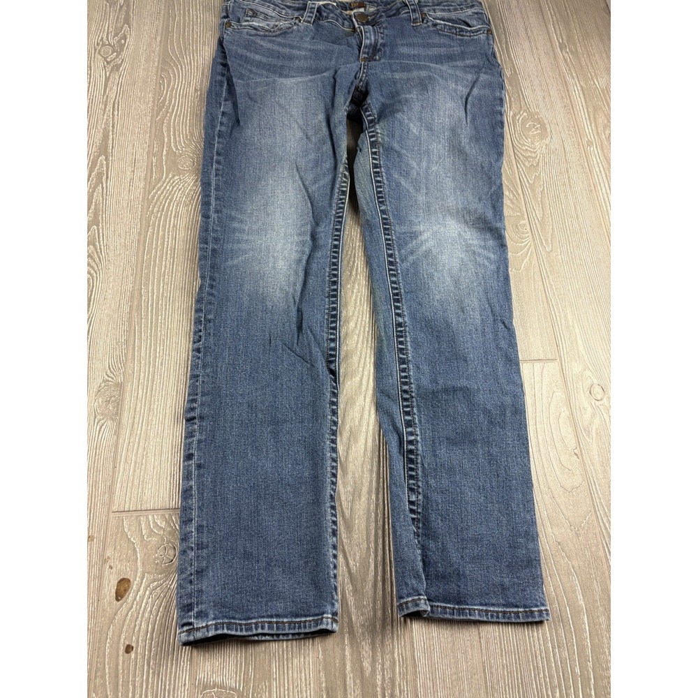 KUT from the Kloth Womens Jeans Size 14L Blue Straight Leg Mid Rise Denim